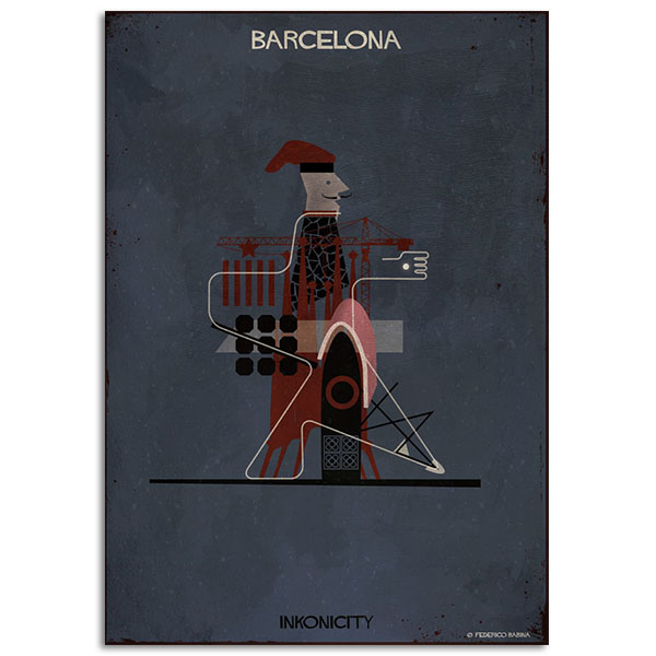 FEDERICO BABINA - Barcelona - Inkonicity- A3