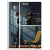 Federico Babina - Archidesign - Jean Prouvè - A4 con cornice il legno bianca