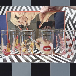 SELETTI  Glasses Lipsticks- Toiletpaper