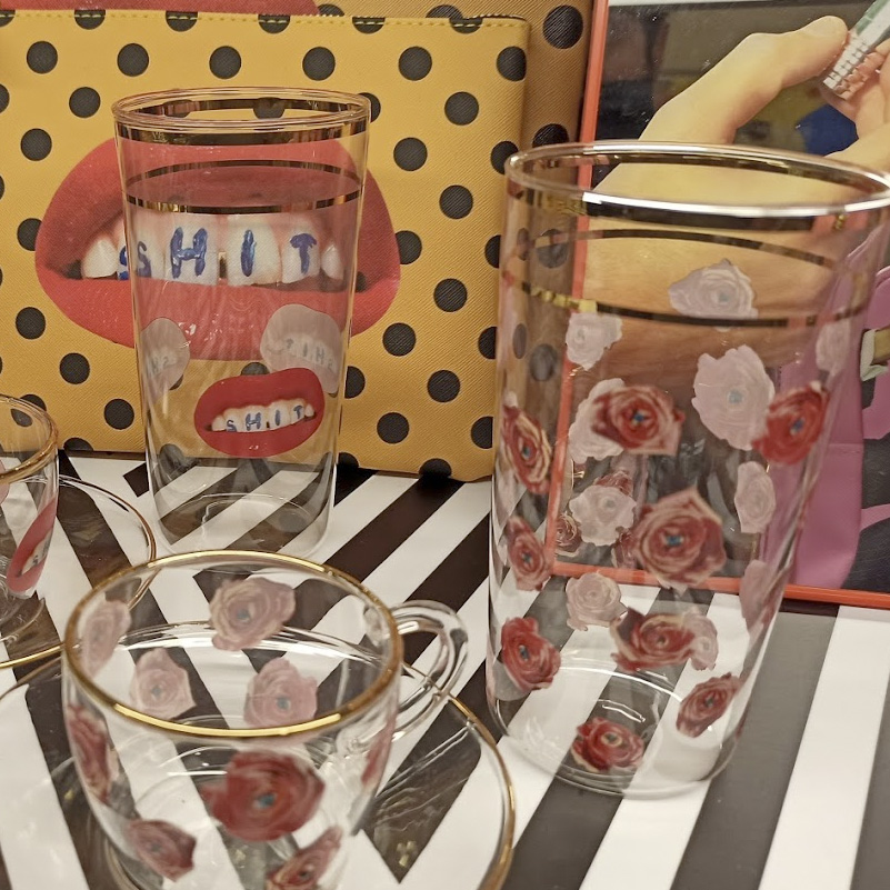 SELETTI Glasses Roses- Toiletpaper