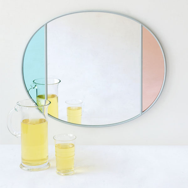 Magis - Vitrail Specchio -50 x 60 cm -Pink Gray Green