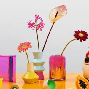 & Klevering – Vaso Origami Yellow