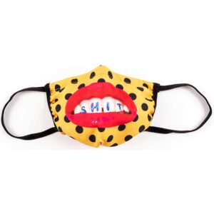 SELETTI- Facemask TEETH Pois  Size S/M