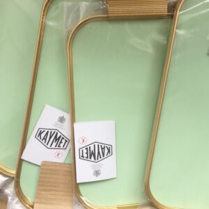 KAYMET – Vassoio Diamond Mellow Green/Gold  -S18