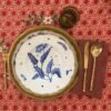 BITOSSI - Piatto fondo fiore blu