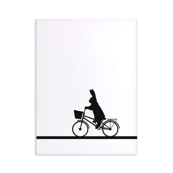 HAM - City Bike Rabbit - Coniglio in bicicletta 30 x 40