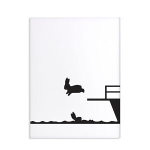 HAM – Diving Rabbit – Coniglio 30 x 40