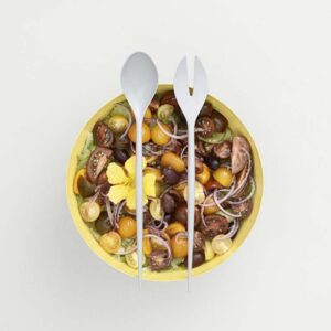 NORMAN COPENHAGEN – Posate  per insalata – grigie