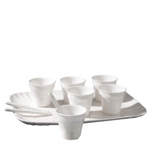 SELETTI- Coffee set 6 Tazzine con vassoio