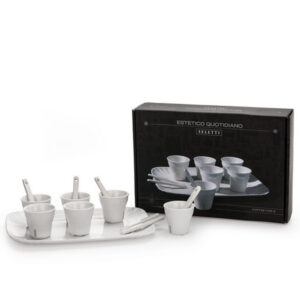 SELETTI- Coffee set 6 Tazzine con vassoio