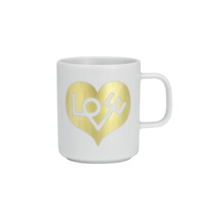 Love Heart, gold  Tazza  –  VITRA