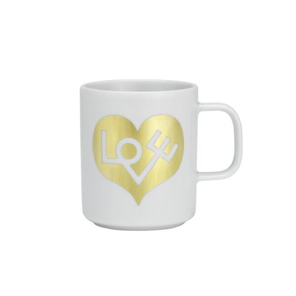 Love Heart, gold Tazza - VITRA