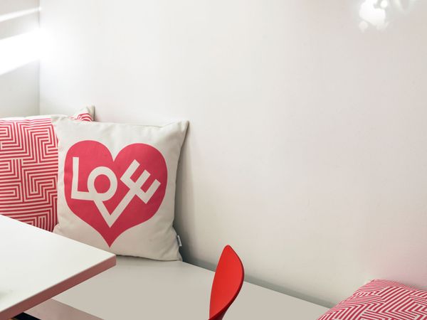 Graphic Print Pillows - Love Heart - VITRA