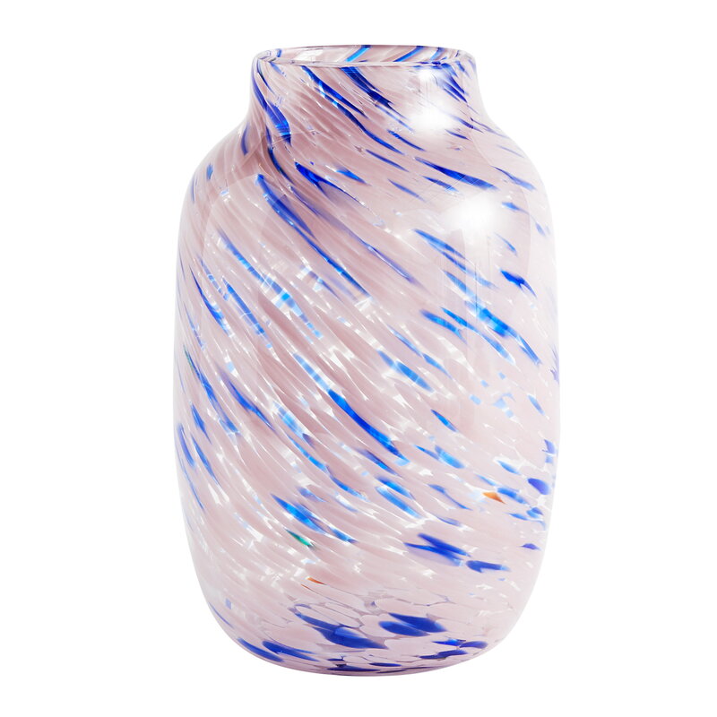 Vaso Splash, rosa chiaro - blu - HAY