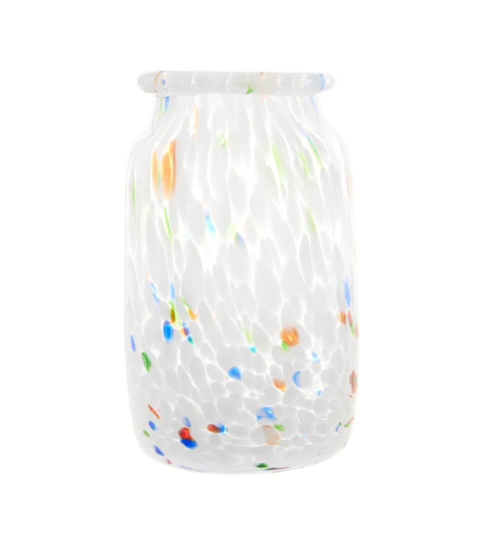 Splash Vase Roll Neck – Medium- White dot – HAY