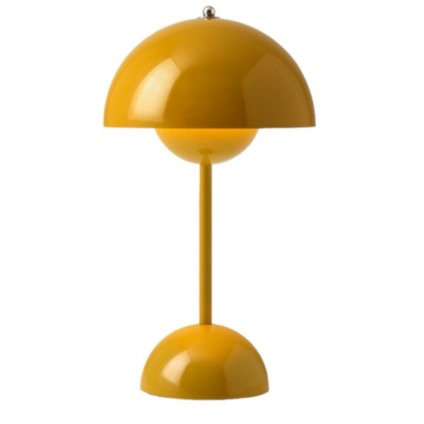 Flowerpot Table Lamp VP9 senape by Verner Panton - &TRADITION
