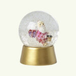 RICE DK - Palla di neve - Oro - Santa Print