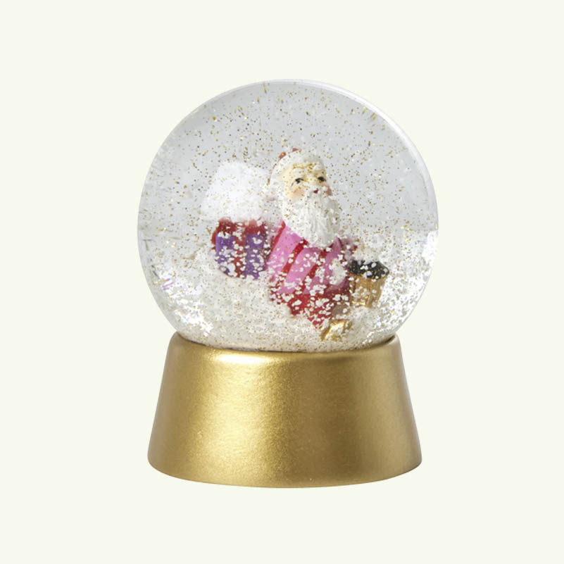 RICE DK – Palla di neve – Oro – Santa Print