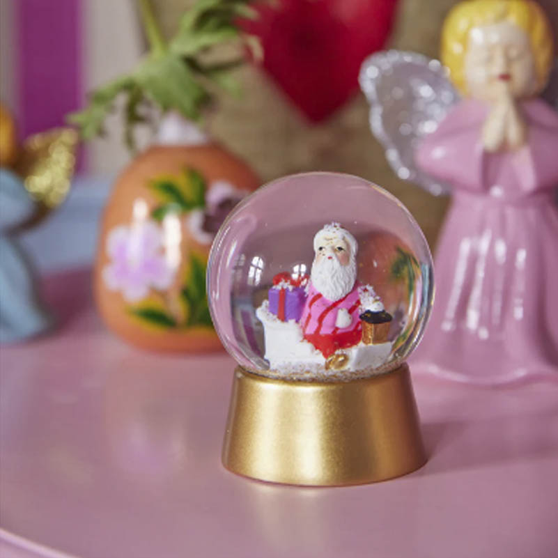 RICE DK – Palla di neve – Oro – Santa Print