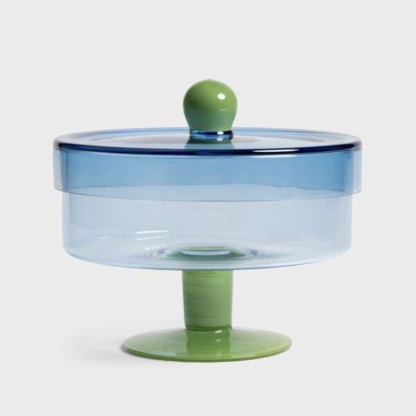 Alzatina vetro Blu verde - & Klevering