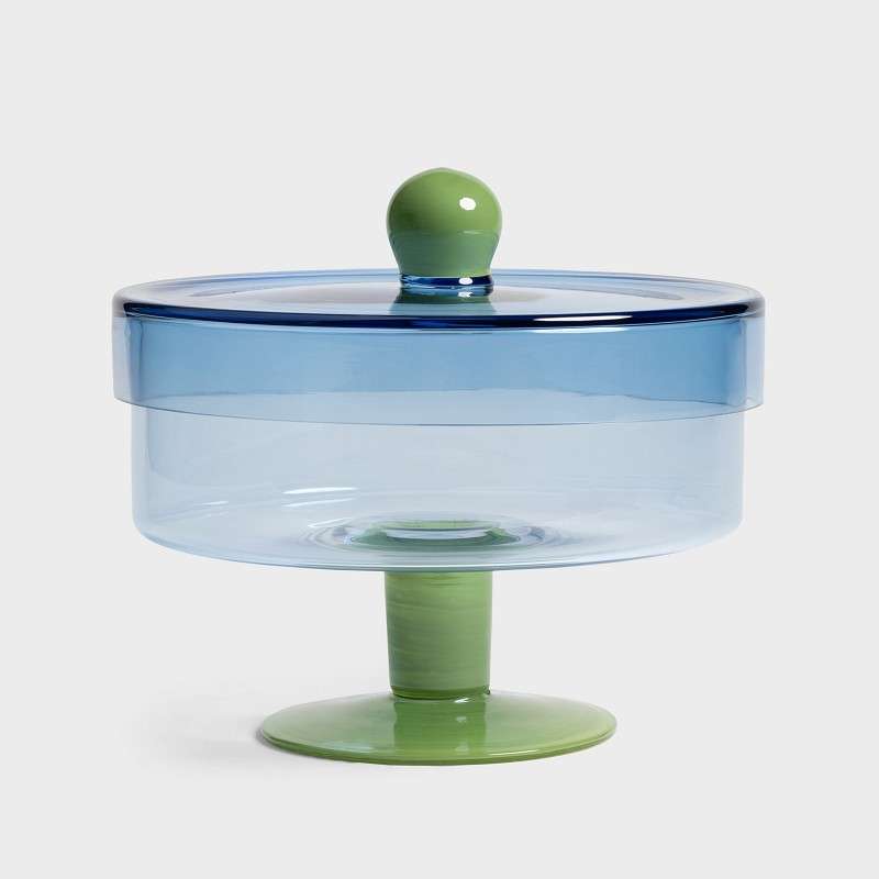 Alzatina vetro Blu verde – & Klevering