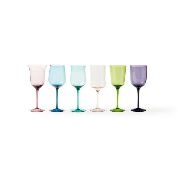Bitossi Home - Set 6 Calici Vino colori assortiti