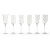 Bitossi Home - Set 6 Flute trasparenti forme assortite