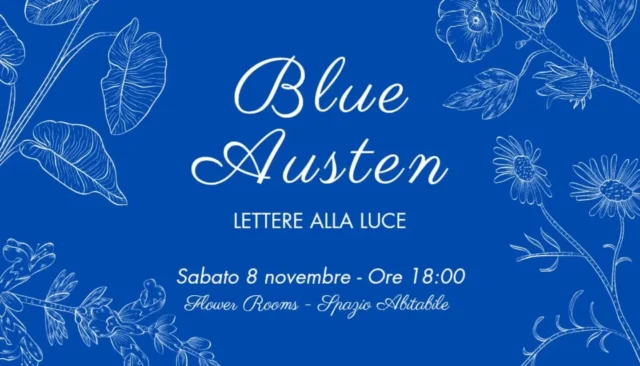 Blue Austen — lettere alla luce
Un laboratorio di cianotipia letteraria per celebrare i 250 anni dalla nascita di Jane Austen.
Non leggeremo le sue pagine: le stamperemo con la luce. Le parole si intrecceranno a foglie, merletti, silhouette Regency; il blu di Prussia diventerà una scrittura lenta, fatta di attesa e di stupore.Su pagine originali dei romanzi di Austen, creeremo piccole opere visive: lettere rivelate dal sole, ricordi fissati nella carta, segreti che la luce decide di mostrare.Cosa faremoIntroduzione al linguaggio della cianotipia e alla poetica di AustenPreparazione delle pagine e composizione con materiali botanici e simboli regencyEsposizione alla luce e sviluppo delle stampe(Facoltativo) viraggio al tè per ottenere toni caldi e vellutatiSabato 8 Novembre 2025  ore 18 costo 20 euro prenotazione obbligatoria
Sempre con @laura_capra_chesonoioContattaci al 3935704037