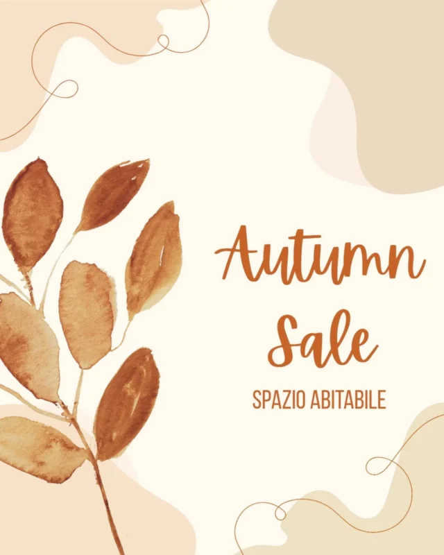 Autumn design Sales da @spazio_abitabile 🍂🍁🍃❤️
Dal 12 novembre al 28 novembre le settimane degli sconti sul design tornano con il 30 40 e 50 % su tutti i prodotti disponibili. Un'occasione speciale per tutti coloro che amano il design ❤️🍀🙏 --------------------